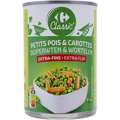 EXTRA FINE PEAS CARROTS 400G (#115787)