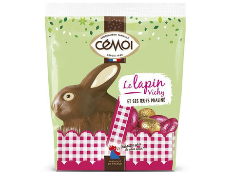 MILK CHOCOLATE GINGHAM BUNNY 154G (#122497)