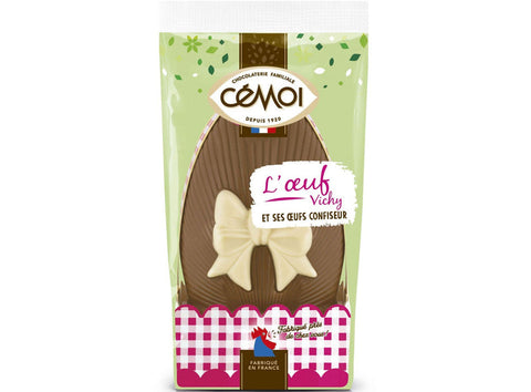 MILK CHOCOLATE GINGHAM EGG 154G (#112496)