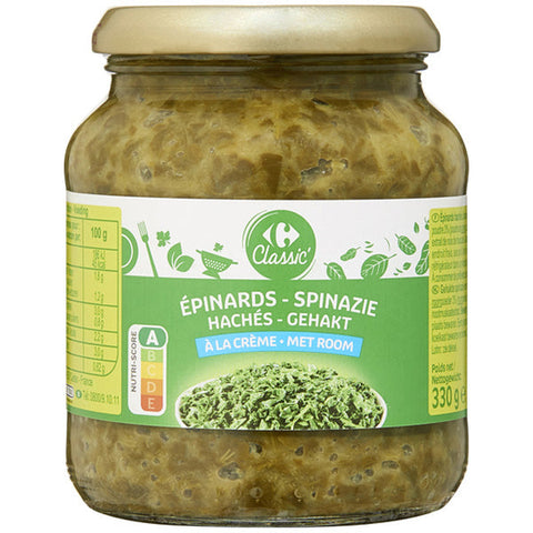 CHOPPED SPINACH WITH CREAM 330G (#117138)