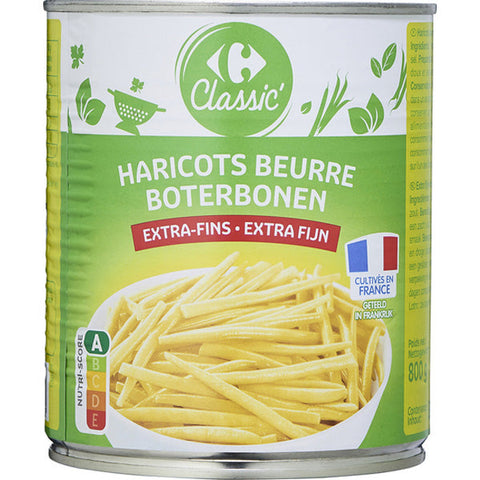 EXTRA FINE WAX BEANS 800G (#115753)
