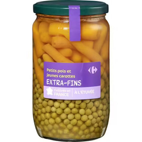 EXTRA FINE PEAS CARROTS 660G (#115990)