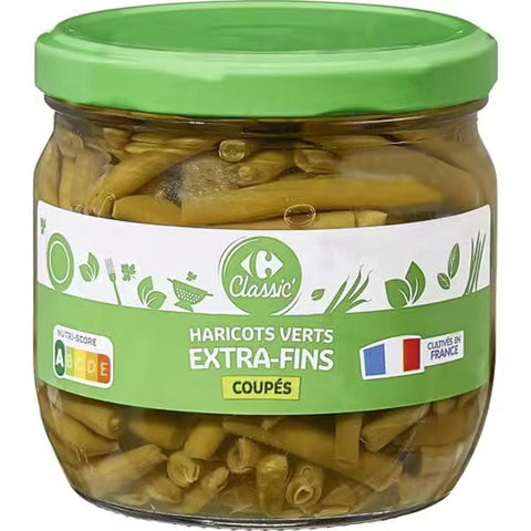 EXTRA FINE GREEN BEANS CUTS 330G (#115973)