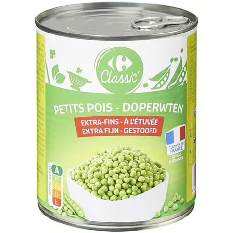 EXTRA FINE GREEN PEAS 800G (#115780)