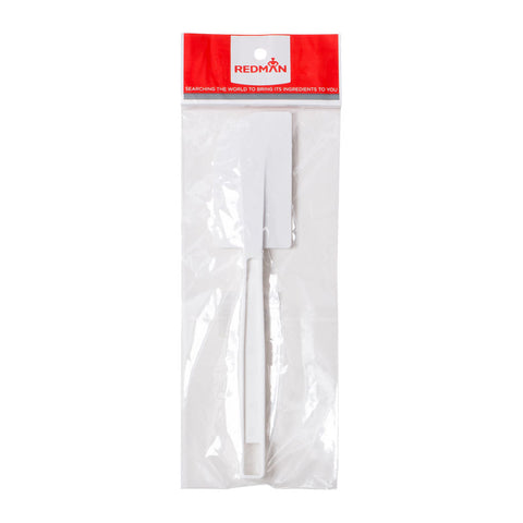 SMALL WHITE PLASTIC SPATULA 240MM (#2494)