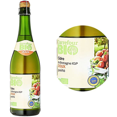 ORG BRITTANY SWEET CIDER 75CL (#118582)