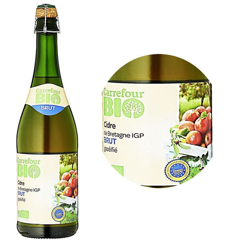 ORG BRITTANY BRUT CIDER 75CL (#118583)