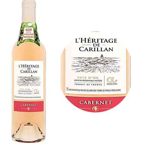 CABERNET SAUVIGNON LANGUEDOC ROSE WINE 75CL (#124103)