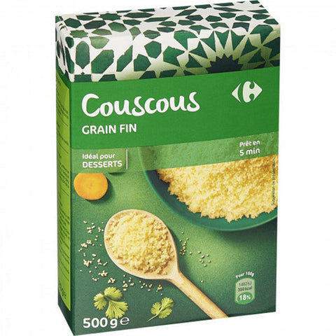 FINE GRAIN COUSCOUS 500G (#117615)
