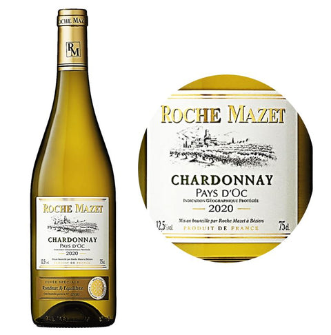CHARDONNAY PAYS D OC WHITE WINE 75CL (#123377)