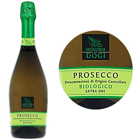 ORGANIC PROSECCO EXTRA DRY WHITE WINE 75CL (#123436)