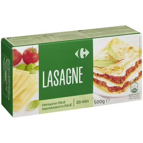 LASAGNE SHEETS PASTA 500G (#117712)