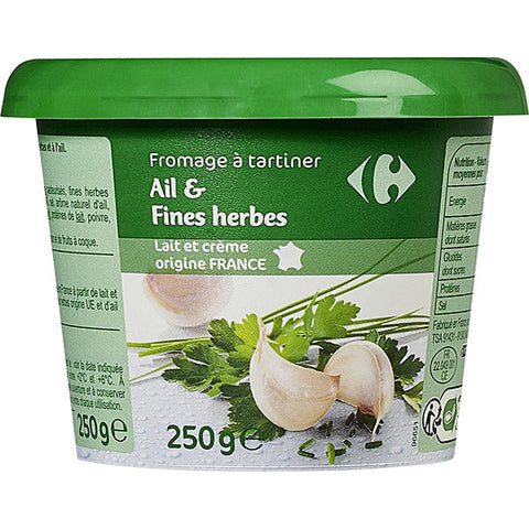 GARLIC AND HERBS SPREAD CHEESE 250G (#116323)