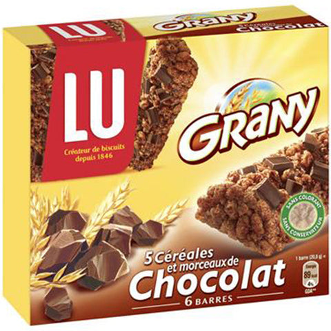 CHOCOLATE CEREAL BARS 125G (#116601)