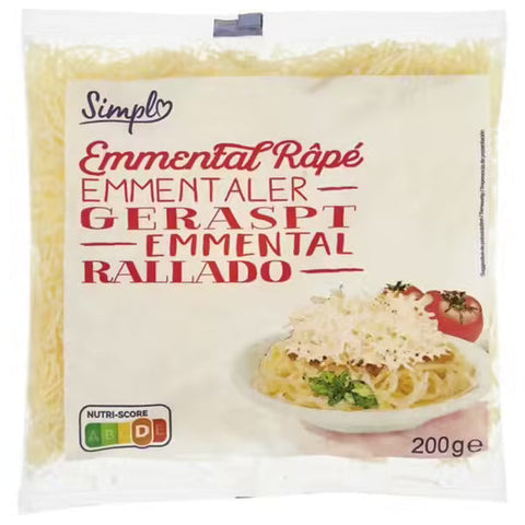GRATED EMMENTAL CHEESE 200G (#122132)