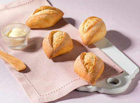 PRE-BAKED PLAIN LOZENGE BREAD 10X50G (#120838)