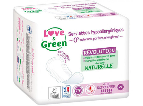 ULTRA NIGHT EXTRA LARGE SANITARY PADS 9PC (#124788)