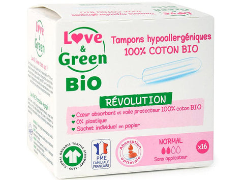 ORGANIC REGULAR TAMPON DIGITAL 16PC (#124771)