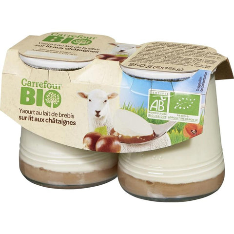 SHEEP MILK CHESTNUTS ORG YOGURT 125G (#114568)