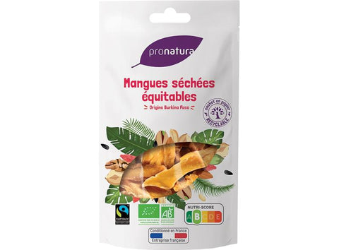 ORGANIC DRIED MANGOES NO ADDED SUGAR 125G (#123250)