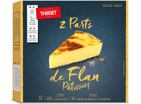 SLICES CUSTARD FLAN 340G 2 PORTIONS (#113308)