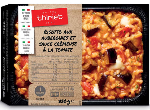 READY-TO-EAT EGGPLANT RISOTTO WITH TOMATO CREAMY SAUCE 330G (#113311)