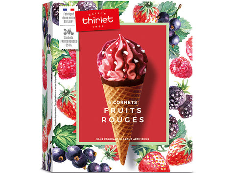 CONES RED FRUITS 468G 6PC (#120638)