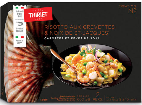 RISOTTO WITH SHRIMPS AND SCALLOPS 600G 2 PORTIONS (#113314)