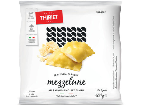 MEZZELUNE PASTA FILLED W PARMIGIANO 500G 2-3 PORTIONS (#113316)