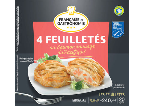PACIFIC WILD SALMON PUFF PASTRIES 60G (#122240)