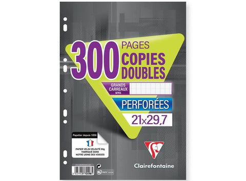 DOUBLE SHEETS PUNCHED LARGE GRIDS 75PC (#127282)