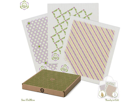 3 SWEDISH DISHCLOTHS SET B (#125785)