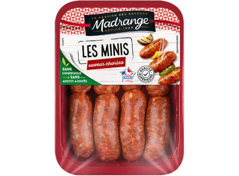 MINI CHORIZO SAUSAGES 400G (#125791)