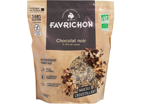 ORGANIC DARK CHOCOLATE MUESLI 450G (#122200)