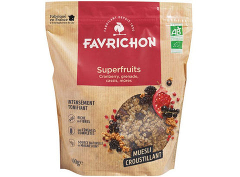 ORGANIC CRUNCHY SUPERFRUIT MUESLI 400G (#122205)