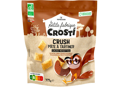 ORGANIC CRUSH COCOA HAZELNUT SPREAD 375G (#122214)
