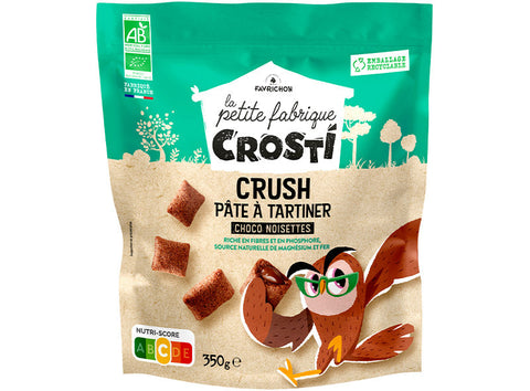 ORGANIC CROSTI CRUSH CHOCOLATE HAZELNUT 350G (#122222)