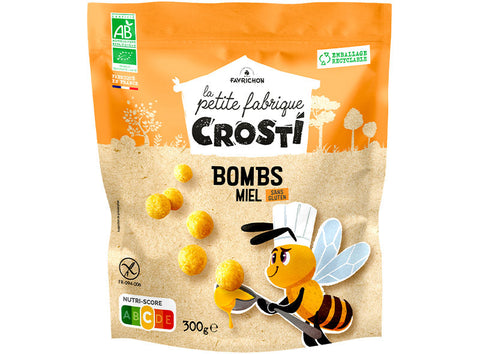 ORGANIC CROSTI BOMBS HONEY 300G (#122227)