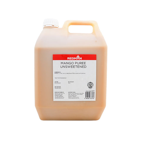 MANGO PUREE UNSWEETENED 5KG (#2577)