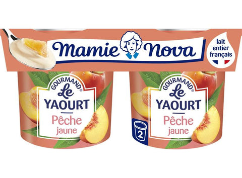 STIRRED PEACH YOGURT 150G (#114635)
