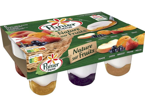 PLAIN YOGURT W/ FRUIT LAYER 140G (#114655)