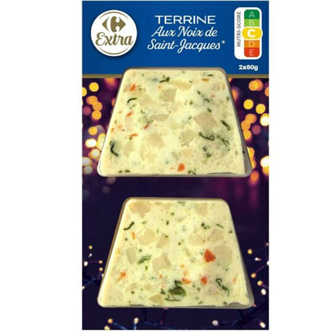 SCALLOP TERRINE FISH 60G (#116009)