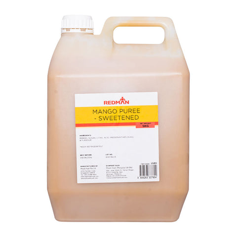 MANGO PUREE SWEETENED 5KG (#2580)