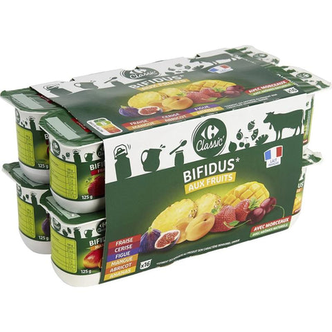 BIFIDUS FRUITS YOGURT 125G (#114565)