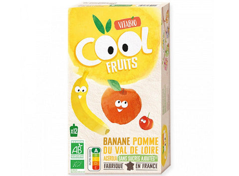 ORGANIC COOL FRUIT APPLE BANANA PUREE 90G (#126668)