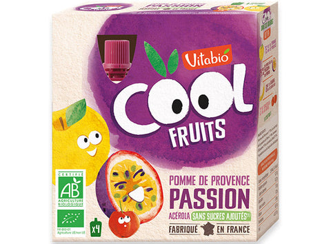 ORGANIC COOL FRUIT APPLE PASSION PUREE 90G (#126654)
