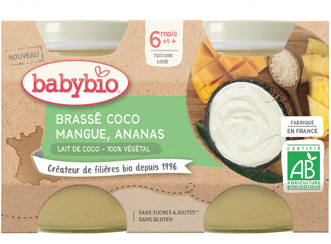 ORGANIC COCONUT MANGO PINEAPPLE YOGURT 130G (#126713)