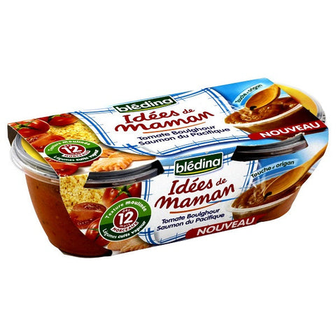 TOMATO BULGUR SALMON CUPS 12M 200G (#118345)