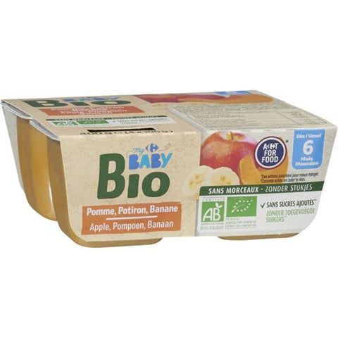 ORG APPLE PUMPKIN BANANA COMPOTE 100G (#118326)