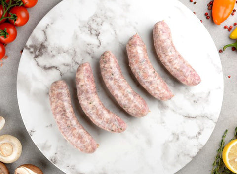 FREE RANGE PORK FARMHOUSE SAUSAGE 100G (#120727)